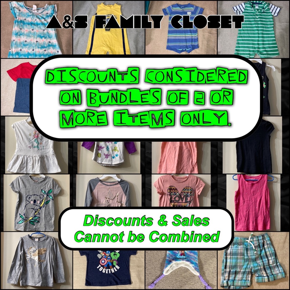 Kids Clothes, Shoes, more